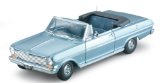 Chevrolet Nova 1963 silver blue 1:18 scale model car from sun star