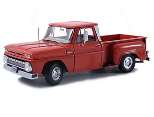 Sun Star Diecast Model Chevrolet C10 Pickup (1965) in Red (1:18 scale)