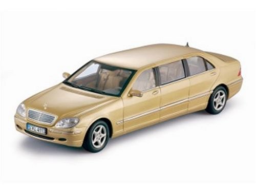 Sun Star Mercedes-Benz S Class Pullman (Stretch Limo) in Gold (1:18 scale)