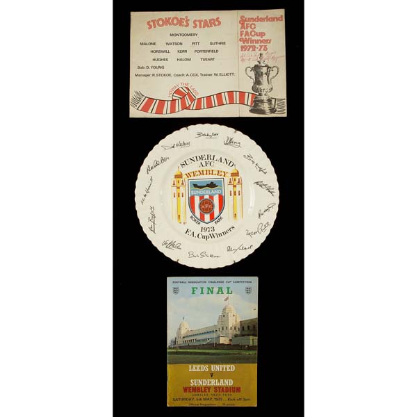 1973 F.A. Cup Final and#8211; Signed memorabilia