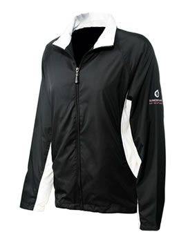sunderland Golf Ladies Amalfi Wind Jacket Black/White