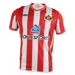Sunderland Umbro 09-10 Sunderland home shirt