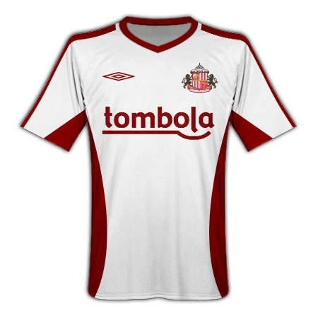 Sunderland Umbro 2010-11 Sunderland Umbro Away Football Shirt