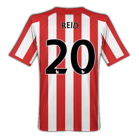Sunderland Umbro 2010-11 Sunderland Umbro Home Shirt (Reid 20)