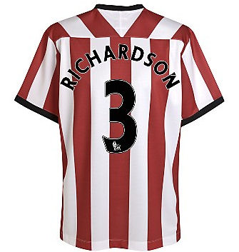 Sunderland Umbro 2011-12 Sunderland Umbro Home Shirt (Richardson 3)
