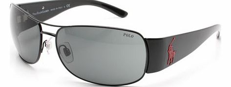 Sunglasses  Polo 3042 Black/Red Sunglasses