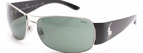  Polo 3042 Black/Silver Sunglasses