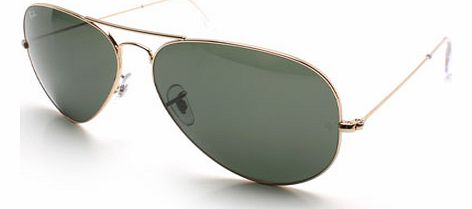 Sunglasses  Ray-Ban 3025 Aviator Gold Sunglasses