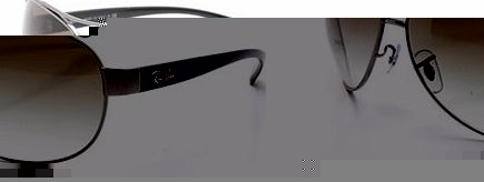 Sunglasses  Ray-Ban 3386 Gunmetal / Gradient Grey Aviator