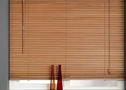 Sunlover Wooden 25mm Hardwood Venetian Blind, Clear Oak, W60cm