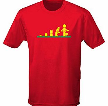 SupaDupaTees Lego Evolution Funny Kids T-Shirt Unisex (12 Colours)