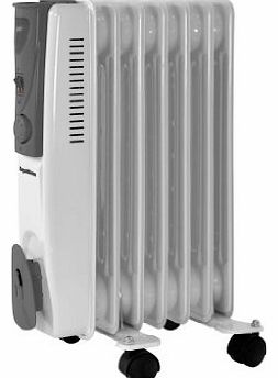 Supawarm 1500W Oil Filled Radiator Heater with Thermostatic Control