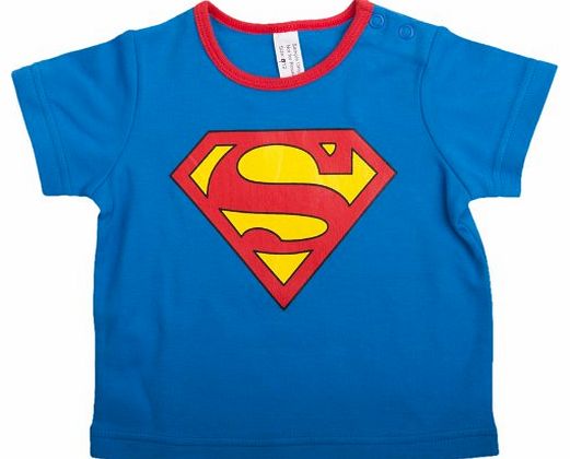 Super Baby Boys Short Sleeve T-Shirt Blue 12 - 18 Months