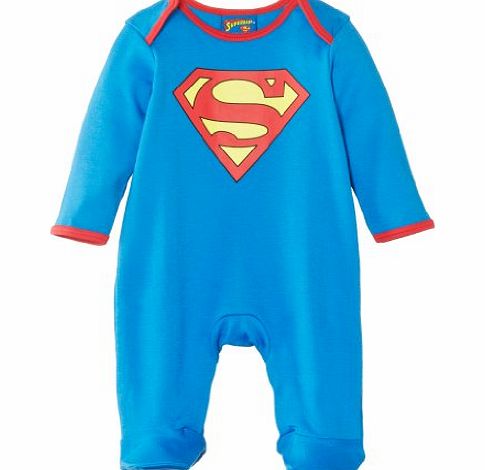 Super Baby Boys Sleepsuit Blue 3 - 6 Months