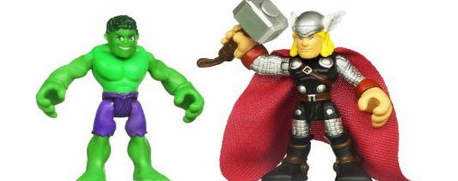 Super Heroes Playskool Heroes Super Hero Adventures Hulk And Thor