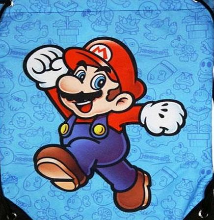 Super Mario NINTENDO SUPER MARIO BROS. Mario Gym Bag, Blue