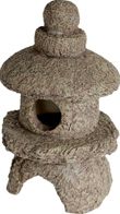 Superfish Zen Deco Pagoda Ornament (Stone Finish)