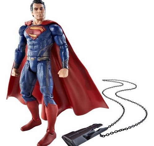 Man Of Steel Movie Masters Superman with Kryptonian Key Figure