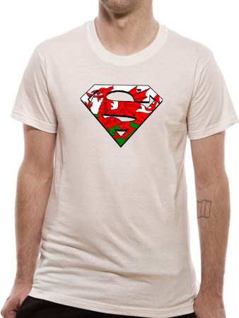 SUPERMAN (Welsh Flag) T-shirt cid_8119TSWP