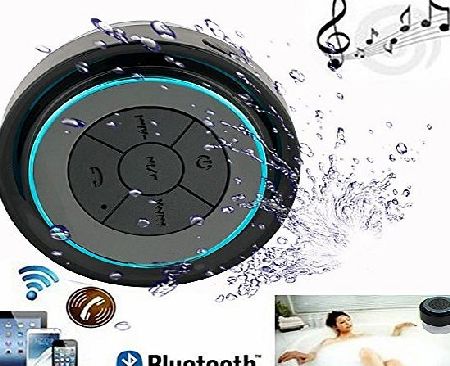 SuperStore_Electronics TM) Waterproof Portable Wireless Bluetooth 3.0 Mini Speaker 3W Shower Pool Car Handsfree Mic for Apple iPhone 5 5S 5C 4 4S, iPad Mini, iPad Air, iPad 2/3/4, iPod, Samsung Galaxy