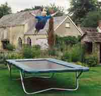 Supertramp 14ft x 8ft Trampoline with Weather Cover