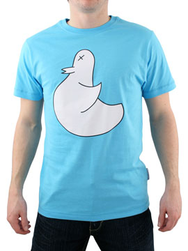 Cyan Monolog Bird T-Shirt