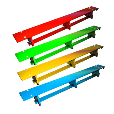 Gymnastics Coloured Balance Benches 2.65m (0903C265Y - 2.65m (8ft 9`nd#39;) Yellow)