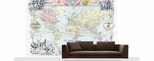 Map of the World Mural