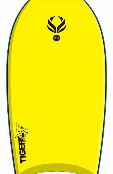 Surfdome Tiger PE Bodyboard Yellow - 40 inch
