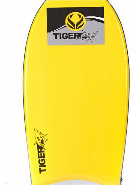 Tiger PE Bodyboard Yellow - 42 inch