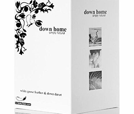 Surrey Down Home White Goose Feather And Down Duvet/Quilt, 10.5 Tog, Double