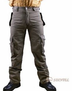 SURVIVOR Spring Clearance Grey Combat Trousers Military Trousers Army Combat Cargo Cotton Trousers