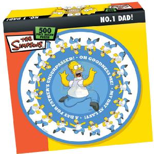 Susan Prescot Games Fathers Day Simpsons 500 Piece Jigsaw Puzzle