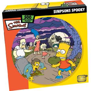 Susan Prescot Games Glow in the Dark Spooky Simpsons 500 Piece Jigsaw Puzzle