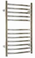 Sussex Camber Stainless Steel Curved Central Heating Towel Rail 700 x 400mm (1449 BTUs)