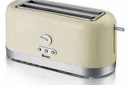 ST10090CREN 4 Slice LongSlot Cream Toaster