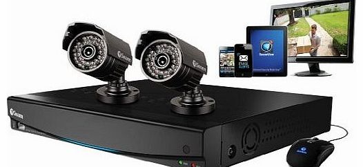 Advanced 500GB 4 Channel CCTV Kit with 2 Bullet Cameras