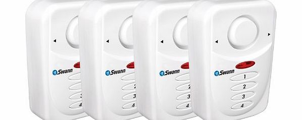 Swann Magnetic Door Alarm with Keypad 4 Pack SW351-KCG