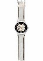 Swatch Clean Vision Mens White Dial White