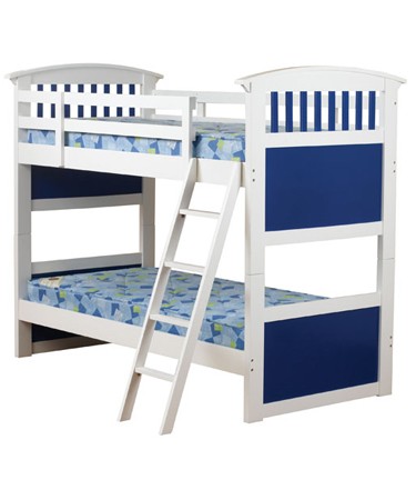 Blue Shaker Style Bunk Bed