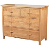 Sweet Dreams Darcy 4 Drawer Chest in Oak with