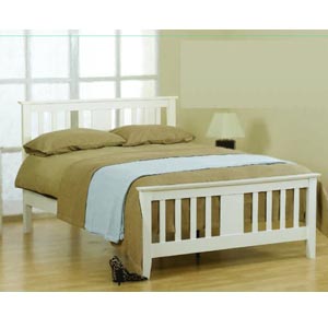 Gere 3FT Single Bedstead - White