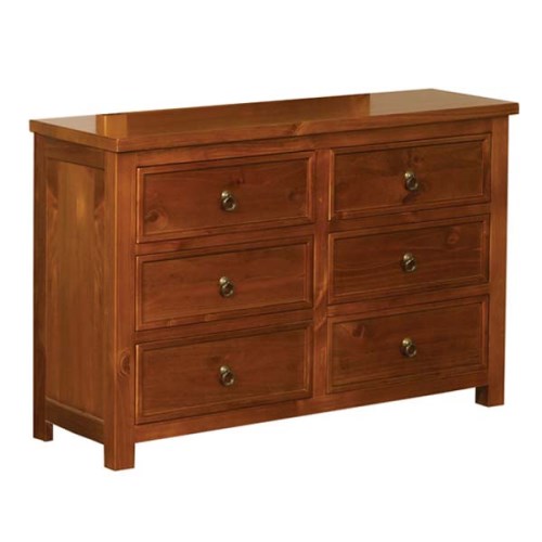 Sweet Dreams (Nelson) Limited Sweet Dreams Haiben Solid Pine 6 Drawer Chest