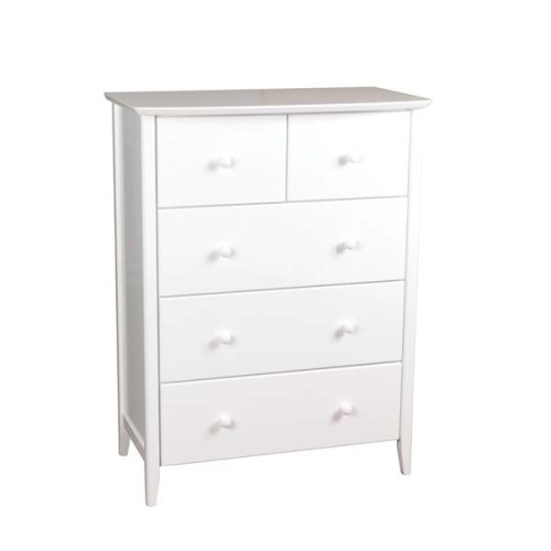 Sweet Dreams (Nelson) Limited Sweet Dreams Robin Kids 5 Drawer Chest in White