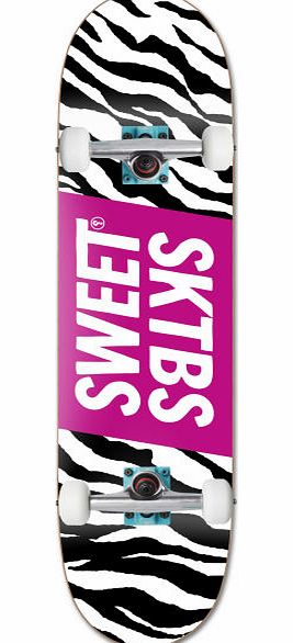 Sweet Official Zebra Skateboard - 8.125 Inch