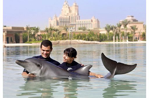 With Dolphins at Atlantis The Palm