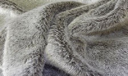 Swincraft2 Super Luxury Faux Fur Fabric Material - TISSAVEL GREY