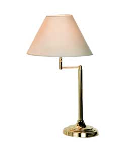 Arm Brass Metal Table Lamp