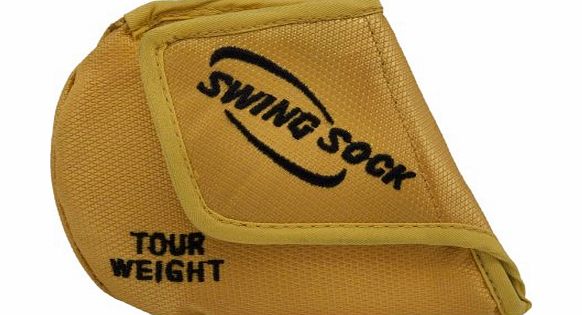 Swing Sock 11Oz Tour Weight Golf Training Accessory,Yellow