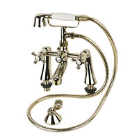 SWIRL Traditional Gold Effect Bath/Shower Mixer Tap